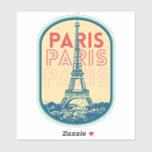 Adesivo Cidade de Paris França é minha cidade natal orgulh