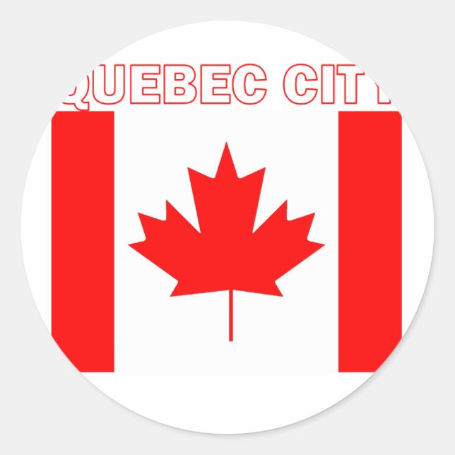 Adesivo Cidade de Quebec (Frente)