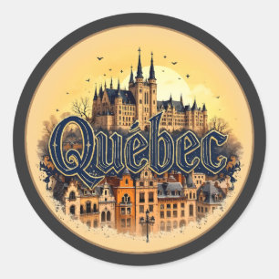 Adesivo Cidade de Quebec - Canadá