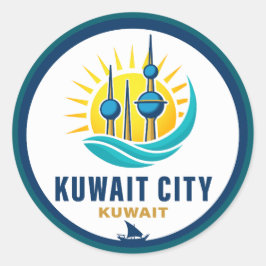 Adesivo Cidade do Kuwait Kuwait Oriente Médio