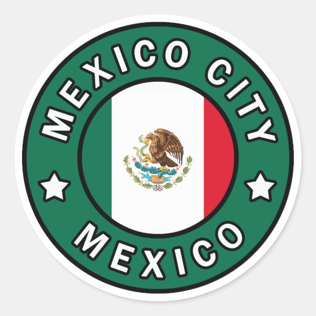 Adesivo Cidade do México México (Frente)