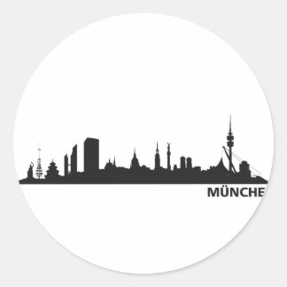 Adesivo Cidade München - Skyline 1c