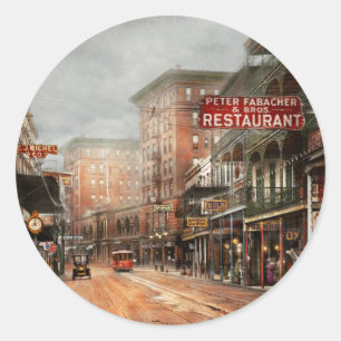 Adesivo Cidade - Nova Orleans - Uma vista da St Charles Av
