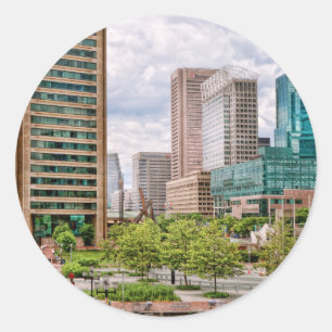 Adesivo Cidade - Porto Place - Baltimore World Trade Cente