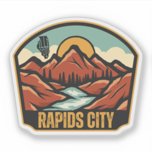Adesivo Cidade Rapids, Illinois