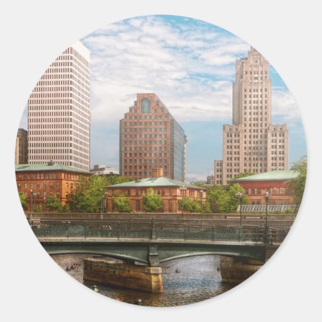 Adesivo Cidade - RI - Providence - A cidade de Providence (Frente)