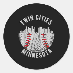 Adesivo Cidades Gêmeas Legais Minnesota Mn Beisebol Skylin