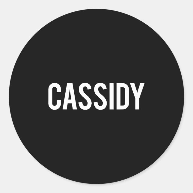 Adesivo Cidy - Cool New Funny Name Fan Gift Tee  (Frente)