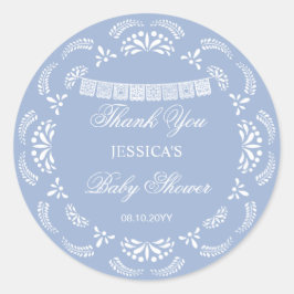 Adesivo Cielito Lindo Talavera Mexican Boy Baby Shower