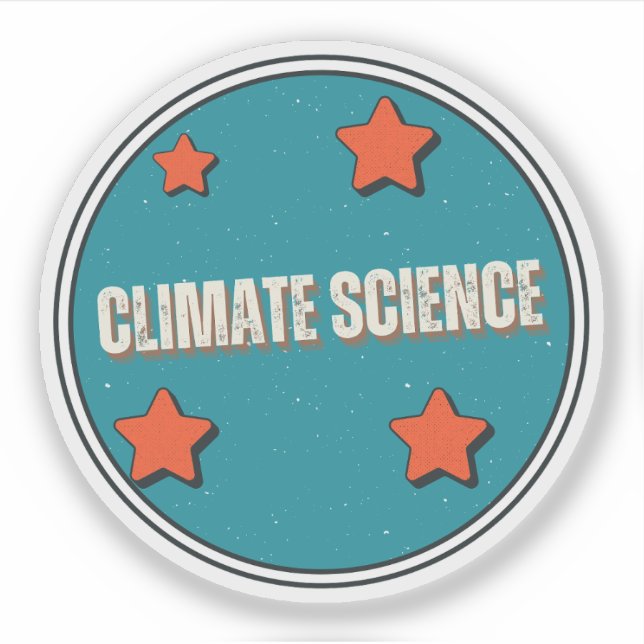 Adesivo Ciência Climática (Frente)