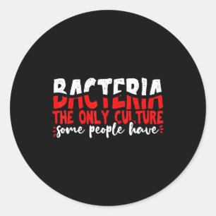 Adesivo ciência da microbiologia bacteriana
