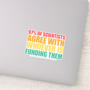 Adesivo Ciência e Estatísticas