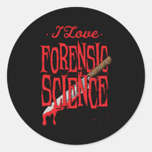 Adesivo Ciência Forense Para Investigador Forense
