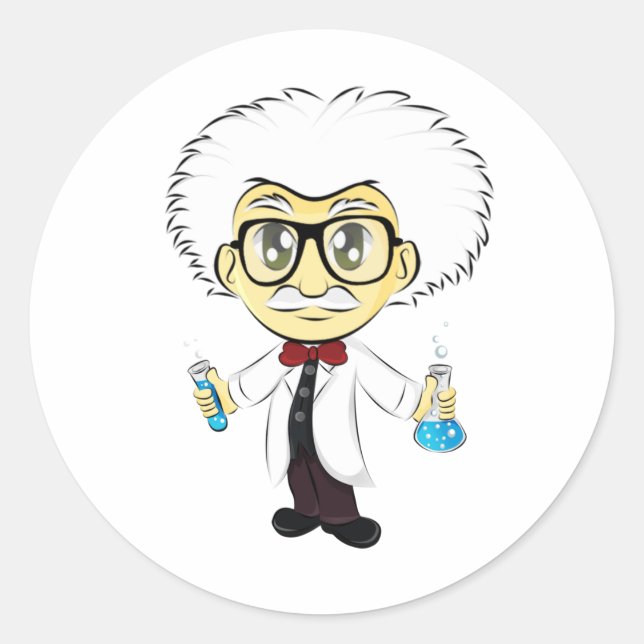 Adesivo Cientista (Frente)