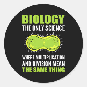 Adesivo Cientista de Pesquisa em Biologia Científica