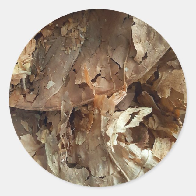 Adesivo Cigarro Fumante Textura De Folha De Cigarro (Frente)