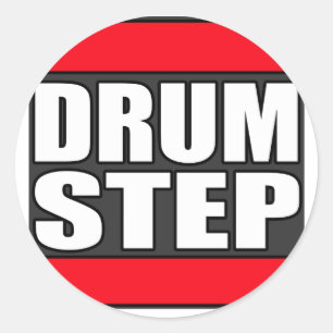 Adesivo Cilindro de DRUMSTEP e baixo e Dubstep