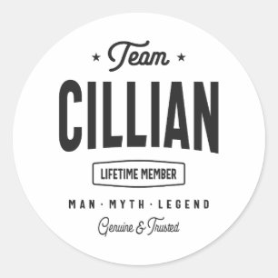 Adesivo Cillian Lifetime Member Personalizado Name Cillian