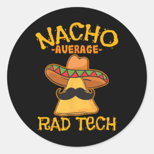 Adesivo Cin Média Rad Tech Radiologista Nacho