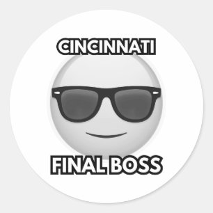 Adesivo Cincinnati Chefe Final Emoji Legal