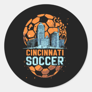 Adesivo Cincinnati Cidade do Futebol Silhueta Cool Cincy 5