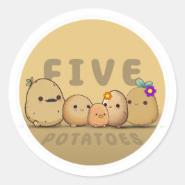 Adesivo Cinco Batatas