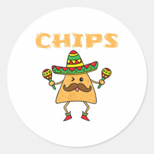 Adesivo Cinco Casais De Mayo - Chips E Salsa - Chips _1