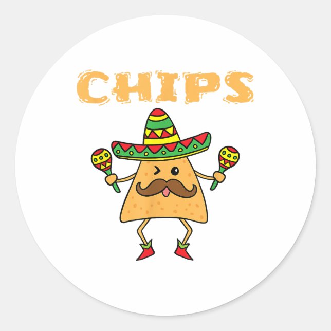 Adesivo Cinco Casais De Mayo - Chips E Salsa - Chips _1 (Frente)