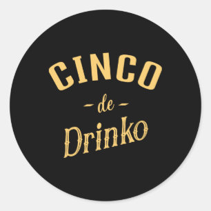 Adesivo Cinco de Drinko - Cinco de Mayo, masculino