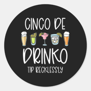 Adesivo Cinco De Drinko Mayo Mulheres Dão Uma Dica No Seu