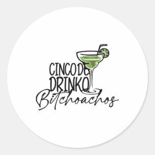 Adesivo Cinco De Drinko Oachos - Cinco De Mayo Par Mexican