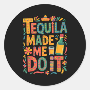 Adesivo Cinco de maio bebida engraçada festa álcool