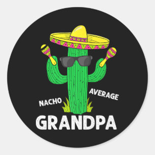 Adesivo Cinco De Maio Camisa engraçada de Nacho Avô Médio
