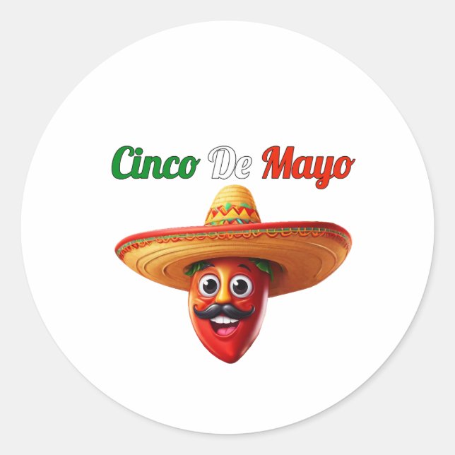 Adesivo Cinco De Mayo (Frente)