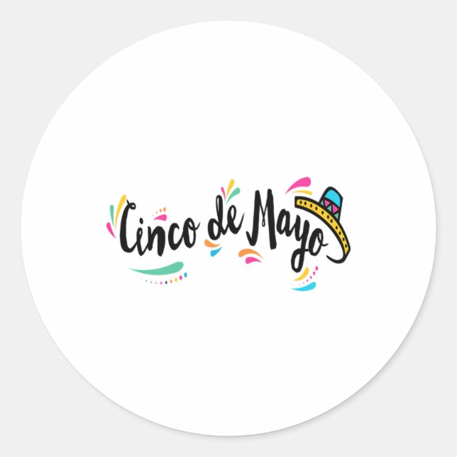 Adesivo Cinco De Mayo (Frente)