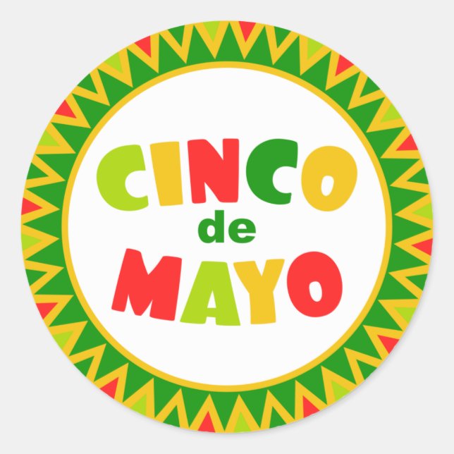 Adesivo Cinco de Mayo (Frente)