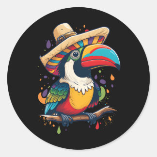 Adesivo Cinco De Mayo Boys Mexicano Sombrero Tucan