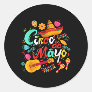 Adesivo Cinco De Mayo Camisa Mexicana Fiesta 5 De Mayo Wom