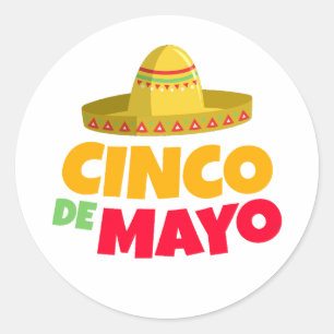 Adesivo cinco de mayo celebrações