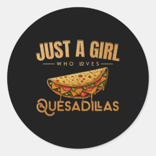 Adesivo Cinco De Mayo Comida Apenas Uma Menina Que Ama Que
