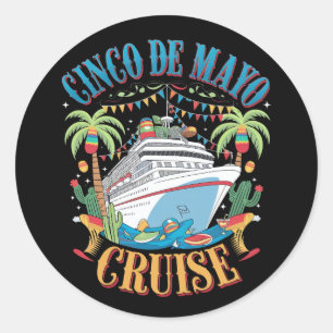 Adesivo Cinco De Mayo Cruise México Navio Mexicano Fiesta