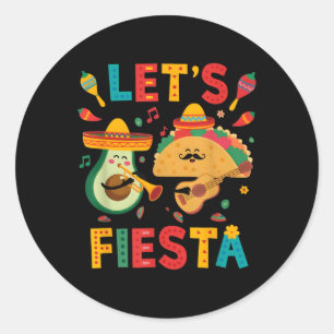 Adesivo Cinco De Mayo Deixa Fiesta México Engraçado Par Me
