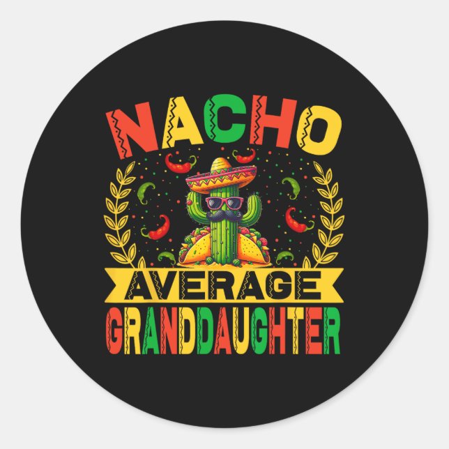 Adesivo Cinco De Mayo Divertida Nacho Neta Neta Neta Neta (Frente)
