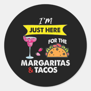 Adesivo Cinco De Mayo Estou Aqui Apenas Para As Margaritas