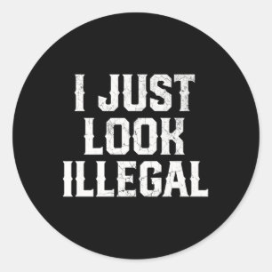 Adesivo Cinco De Mayo Eu Só Pareço Ilegal Mexicano Diverti