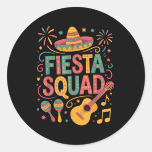 Adesivo Cinco de Mayo Family Mating Fiesta Squad Mexicano