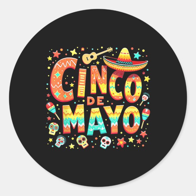 Adesivo Cinco De Mayo Fiesta Mexicano (Frente)