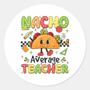 Adesivo Cinco De Mayo Fiesta Mexicano Ensino Nacho Averag