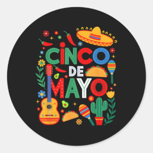 Adesivo Cinco De Mayo Fiesta Mexicano Matando Homens W