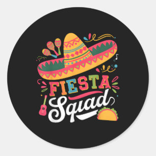 Adesivo Cinco de Mayo Fiesta Squad Family Matching Group A